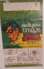 ROBIN PACKAGING OF CANDY WITH TATTOO (Green Lantern) BRAND STANI 80'