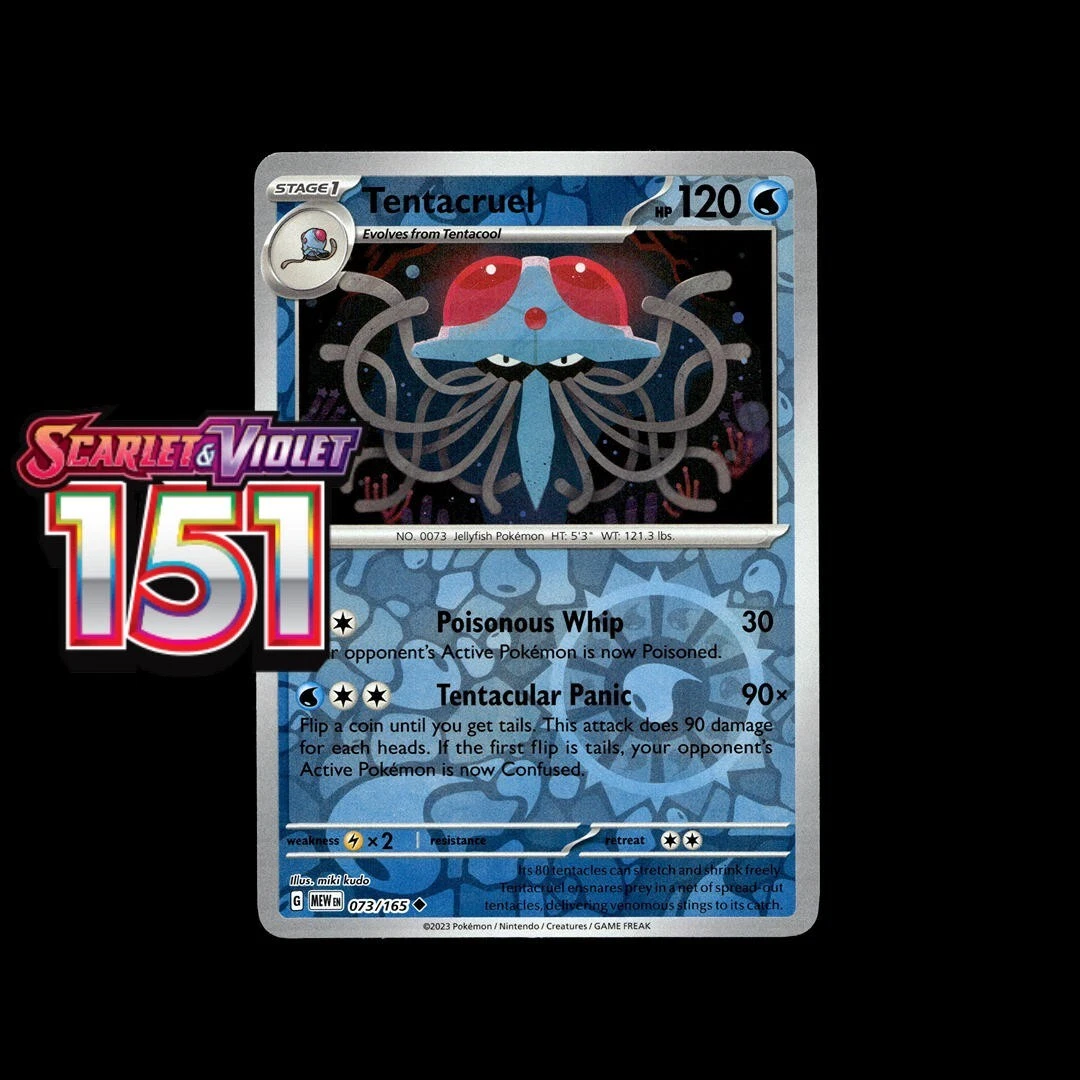 25+ Tentacruel Pokémon TCG Cards for sale | Updated Oct 2026