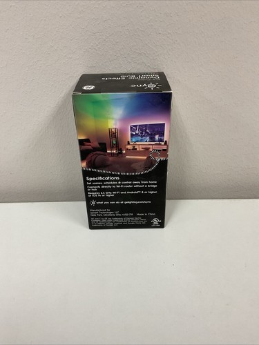 GE Cync Smart Bulb Dynamic Effects Full Color A19 2.4GHz Wi-Fi and Bluetooth ... - Picture 2 of 6