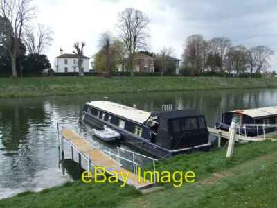 Photo 6x4 Witham Bank East Boston A 'posh' narrow boat. c2008