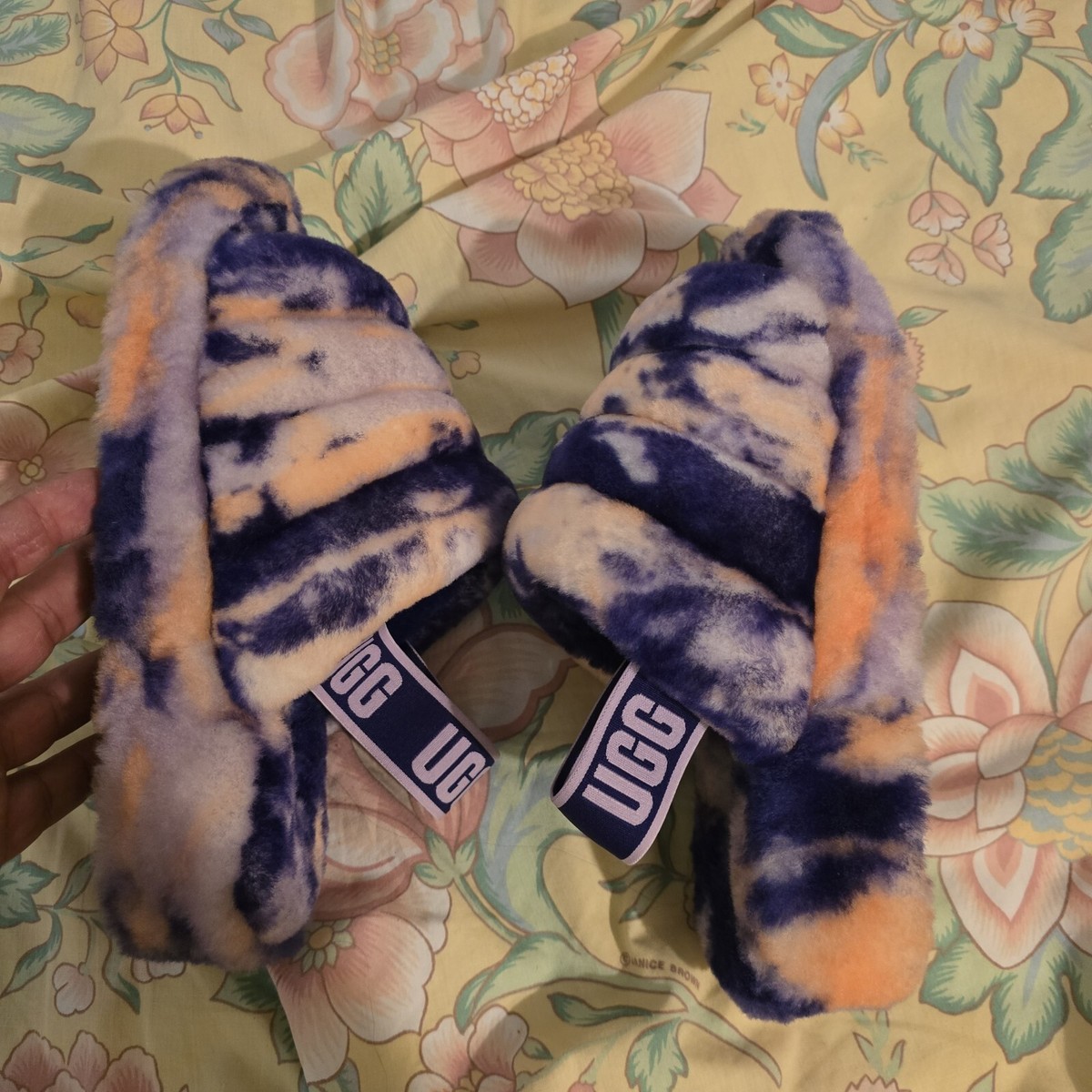 Ugg Oh Fluff Yeah Tie Dye Womens 7 1122554 New Without Box
