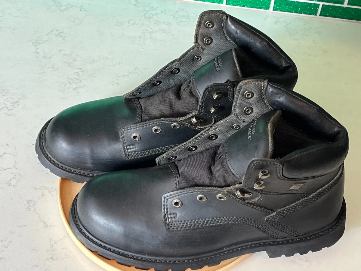 Rugged Outback Steel Toe Oil Skid Resistant Work Combat Boots Mens Size 11 W