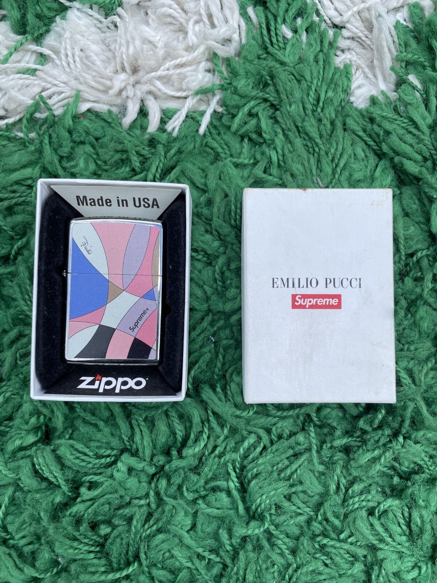 Supreme Emilio Pucci Zippo Lighter Dusty Pink Brand New DSWT SS21