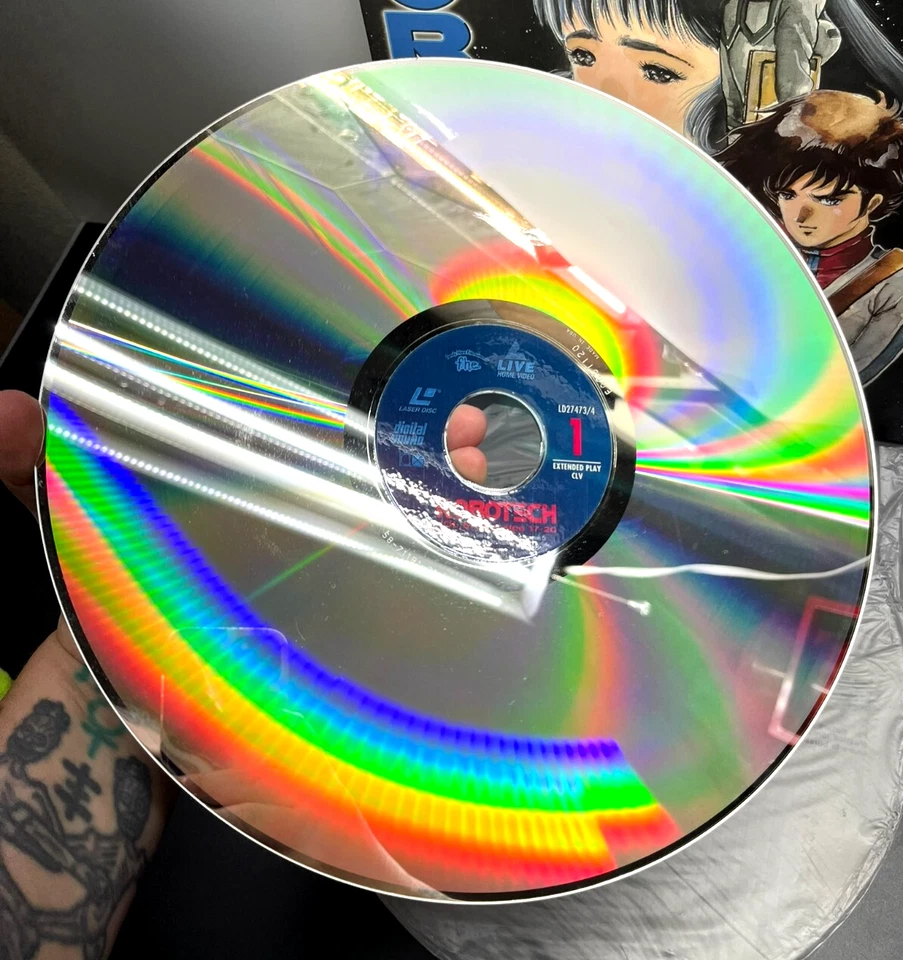 Set of 5 VTG Robotech Macross Saga Anime Laserdisc Volume 2 3 4 5 6 Episode 5-24 - Image 2 of 4