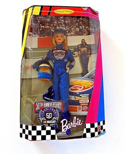 nascar barbie 50th anniversary ebay