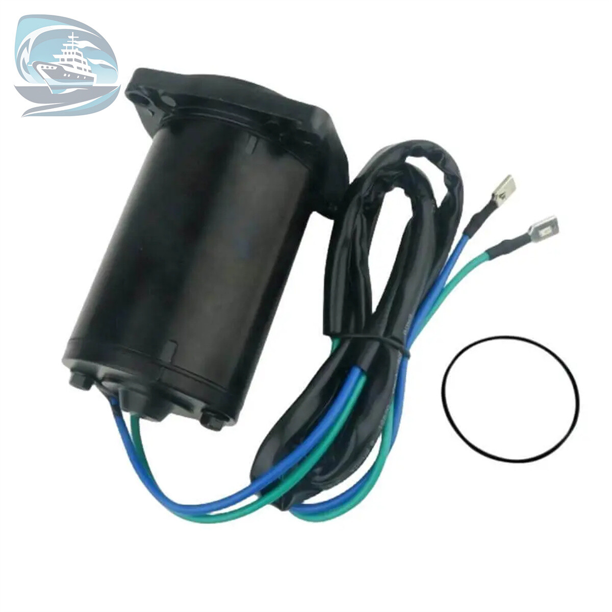 OMC Johnson Evinrude Tilt Trim Motor - 12V 2-Wire Replacement For 40HP-50HP Outboards 1989-1999