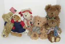 Lot of 6 Boyds Bears From 8" to 15" GENUINE Authentic VINTAGE Collectible BOYD'S