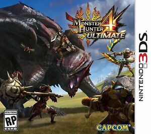 Monster Hunter 4 Ultimate Nintendo 3ds 2ds Capcom Epic Action Rpg New Ebay