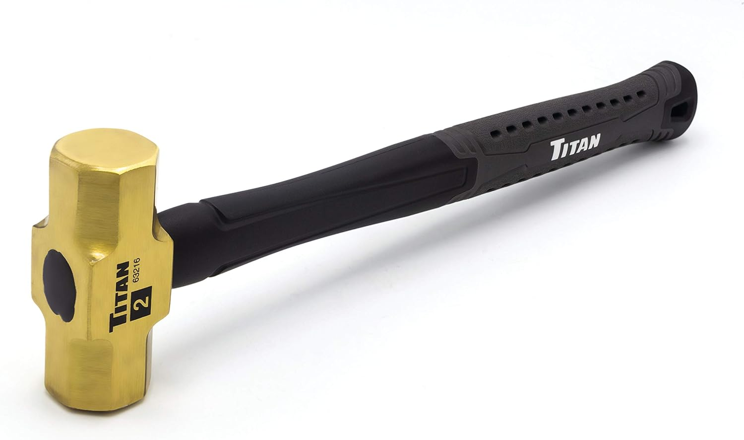 2Lb Brass Sledge Hammer 32Oz for Metalworking and Non-Sparking Tasks