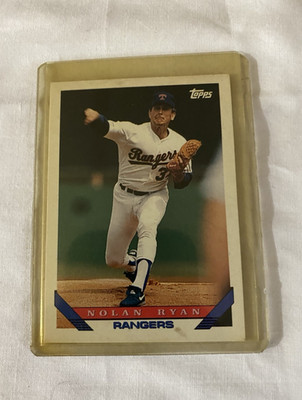 1993 Nolan Ryan Topps Baseball Ward #700 W/1993 Nolan Ryan Fleer Card W Insert