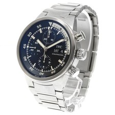 IWC AQUATIMER IW371928 42mm SS Black Dial Automatic Chronograph Day-Date #C392 2