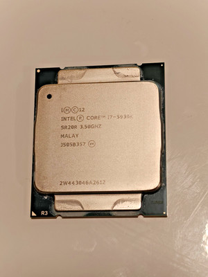 CPU Intel Core i7-5930K Processor 3.5GHz 6-Core 15MB Smart Cache