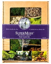 SuperMoss 50310 Fairy Garden Kit, Mixed Mosses, 4 120 cu in, Multicolor