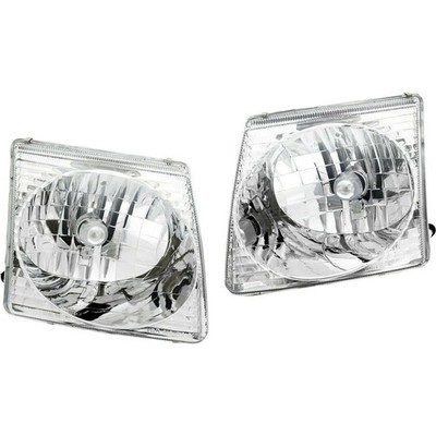 Headlight Set 01-02 Explorer Sport 01-05 Sport Trac w/Bulb 1L5Z13008BA
