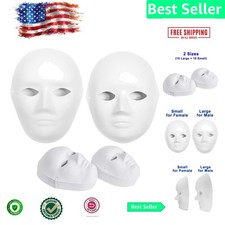 30 Eco-Friendly Paper Mache Masks - Perfect for Kids' Art Projects and Theater
