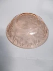 Vintage Federal Glass Pink Depression Glass Sharon Cabbage Rose 10" Serving Bowl