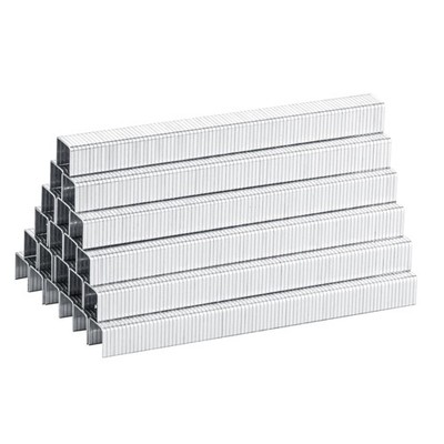 meite T50 Staples, 3/8 Inch Staples for Staple Gun, Heavy Inch, Silver