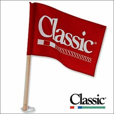 63CE Classic Equine Judges Flag W/ Wooden Handle And Wrist Strap 16 X 12