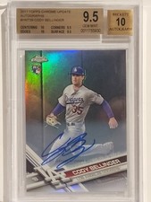2017 Topps Chrome Update Cody Bellinger Refractor Auto RC HMT99 BGS 9.5 SP