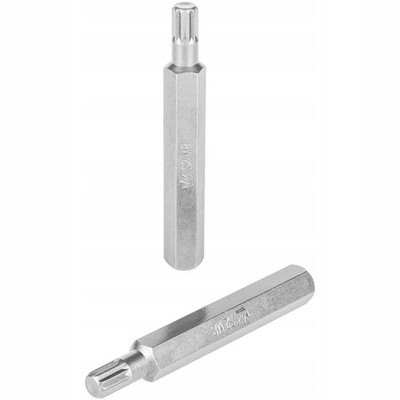 Bit 10mm Spline 14x75mm, Stahl S2, Einzelstück
