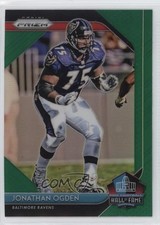 2018 Panini Prizm Hall of Fame Green Prizm Jonathan Ogden #HOF-29 HOF 7zf