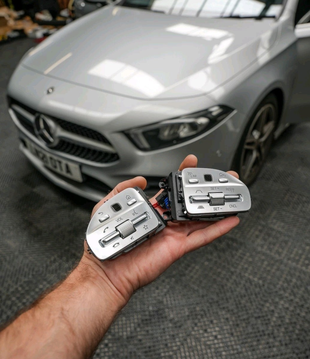 Kit Retrofit Distronic PRO Pour Mercedes Classe A, B, CLA, EQB, EQC - Capteur Radar Et Service De Montage
