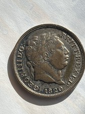 1820 Great Britain Shilling George III Milled Era (1816-1837) Uncertified