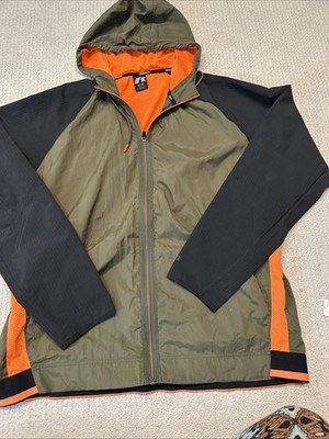 Russell Mens A Leisure Outdoor Fishing Hunting Lightweight Full Zip  Windbreaker
