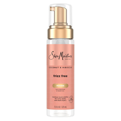 Shea Moisture Curl Mousse Coconut Hibiscus Frizz Control Styling 7.5 oz