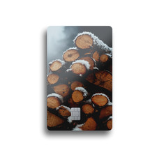 Frosted Logs Card Skin