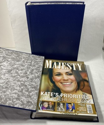 Majesty Magazine 2014 Vol 35 Complete Year 12 Bound Issues British Royals UK