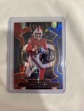2025 PANINI SELECT FOOTBALL JOSH ALLEN CONCOURSE RED BLUE SHOCK COLOE MATCH  