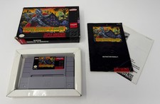 Super Ghouls n Ghosts COMPLETE CIB (Game Box Manual) Super Nintendo SNES