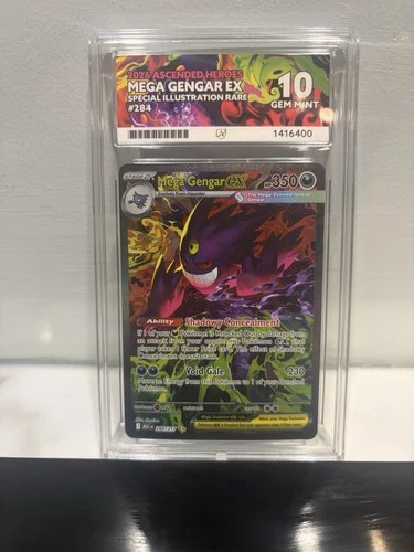 Pokémon TCG Mega Gengar EX 284/217 Ascended Heroes SIR Ace 10 Perfect Subs