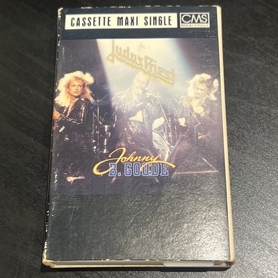 Judas Priest Johnny B. Goode Cassette Tape Single CMS Maxi Atlantic 86567-4 Rock