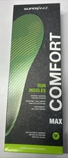 SUPERFEET Run Comfort MAX Insoles GREEN Size B Mens Junior D 2.5-4 Women 4.5-6
