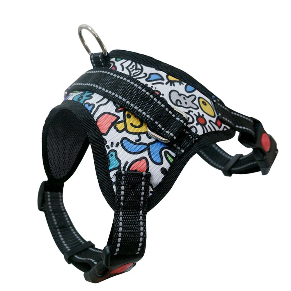 Dog Harness Adjustable Reflective Safe Breathable Pet Walking Vest Dog Harness Adjustable Reflective Safe Breathable Pet Walking Vest
