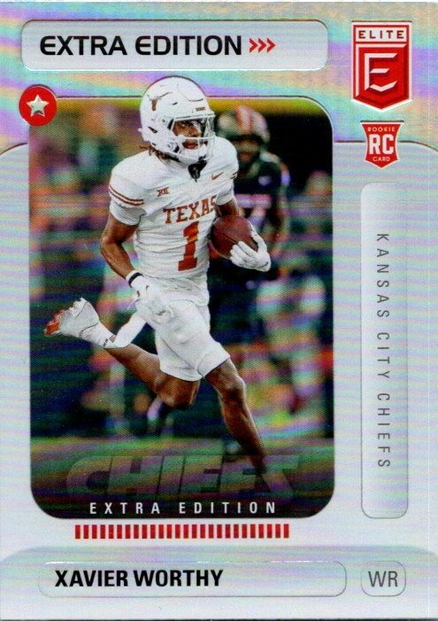 2024 Donruss Elite Extra Edition #3 Xavier Worthy Rookie RC Kansas City Chiefs