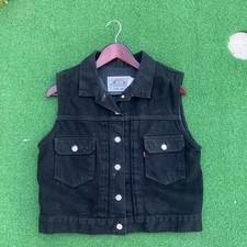 VTG Levi s Authentic Denim Vest Jean Jacket Womens medium