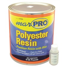 Marpac 6-7514 Polyester Resin Wax Gallon Marpro No Shrinkage Hardener included
