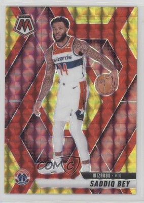 2024-25 Panini Mosaic Choice Fusion Red & Yellow Prizm 13/75 Saddiq Bey #79 0m1w
