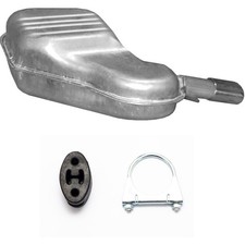 Endschalldämpfer Auspuff für Volvo S60 2,0T5  2,3 2,4 2,5T5 20V + Anbausatz