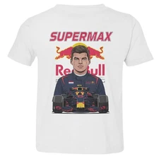 Supermax Verstappen Inspired Bull Racing F One Toddler T-Shirt