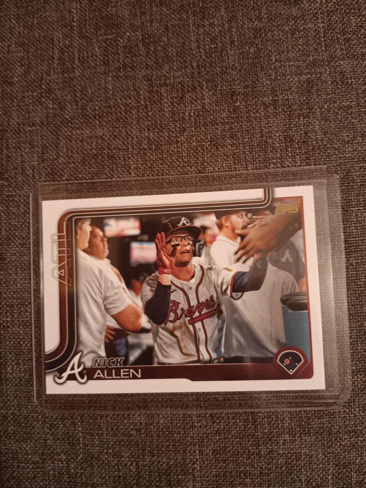 2025 Topps Update Series Nick Allen US106 Golden Mirror Variation SSP