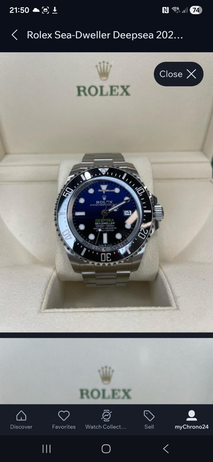 Rolex Deep Sea Dweller James Cameron Edition 126660 NEW UNWORN image 6