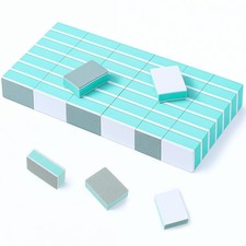 50 Pack Nail Buffer Block and Shine Kit, Mini Nail Buffers Smoother Mini Buff...