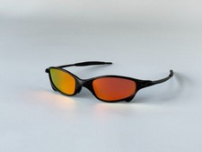 Oakley Juliet X-Metal Icon Sunglasses Polished Alloy Frame / Fire Iridium Lens
