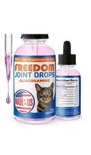 Freedom Joint Drops for Cats with Hyaluronic Acid, MSM 30ml Dropper 