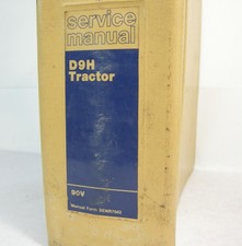 Caterpillar CAT D9H Trattore Tipo Pista Dozer Manuale Riparazione Officina Assistenza S/N 90V