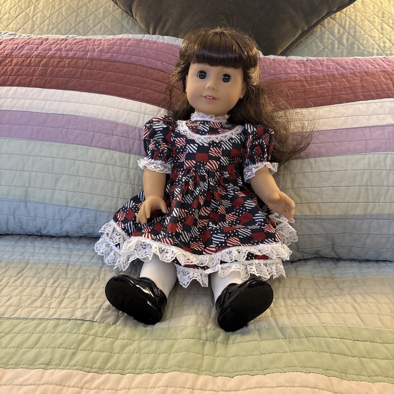 13) American Girl Doll: Patriotic Child 4th of July, Clothes, Shoes & Doll RARE